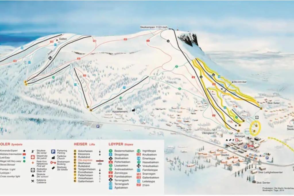 Friends & Family Apartment At Hafjell Alpinlandsby/Oyer Center Exteriör bild